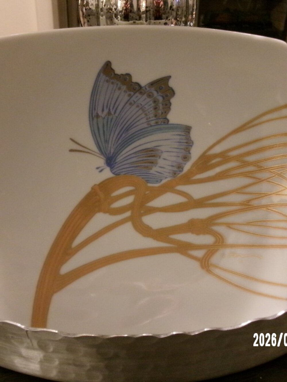 Vintage 1970s Signed Rosenthal Butterfly Plate 7" By Alain LeFoll  A+